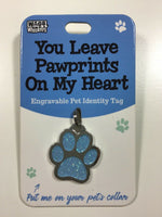 Wags & Whiskers Dog ID Tag Bag Charm Key Ring All Breeds