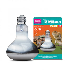 Arcadia Mini D3 Basking Lamp 80w UVA UVB