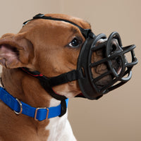 Baskerville Ultra Adjustable Dog Muzzle - Basket Style Training