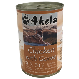 Akela Chicken With Goose Dog Can 400g