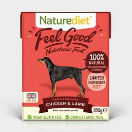 Naturediet Chicken And Lamb With Vegetables & Rice 390g