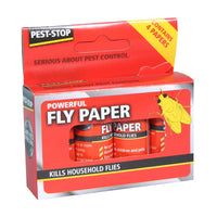 Pest Stop Fly Papers 4 Pieces