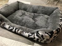 Plush Snuggle Square Sofa Bed Camo