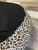 ViPet Leopard Print Donut Dog Bed
