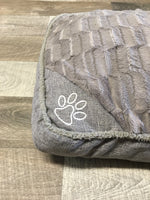 Oxford Faux Fur Dog Bed