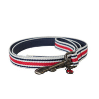 Joules Red Striped Dog Lead