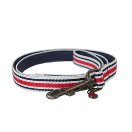 Joules Red Striped Dog Lead
