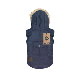 Sötnos Fur Trim Parka Navy