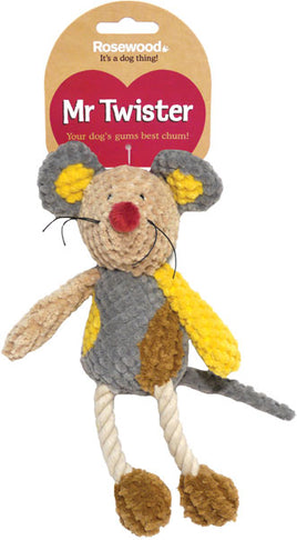 Rosewood Mister Twister Molly Mouse Dog Toy
