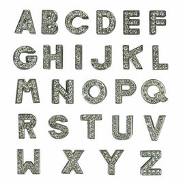14mm Crystal Rhinestone Slider Letters - Personalise Your Dog Collar