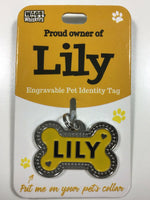 Wags & Whiskers Dog Tag Lily