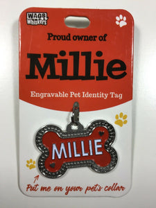 Wags & Whiskers Dog Tag Millie