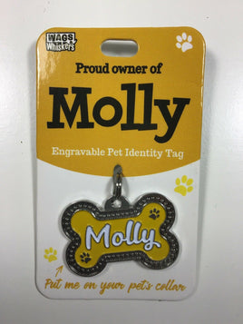 Wags & Whiskers Dog Tag Molly