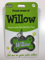 Wags & Whiskers Dog Tag Willow