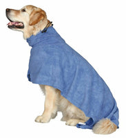 Trixie Dog Drying Coat Bathrobe Towel Easy Dry Ultra Absorbant After Walk Bath Show