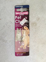 Ancol Simply Glamour Pet Dog Cat Charm ID Tag Silver Plated