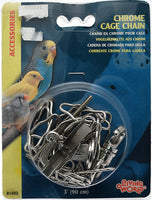 Living World Bird Cage Chain 3ft Nickel Plated
