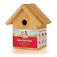 Wooden Nest Box Apex 32mm Hole