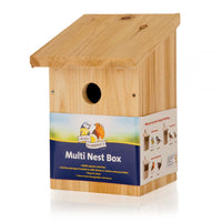 Wooden Nest Box Multi 25mm And 32mm Holes
